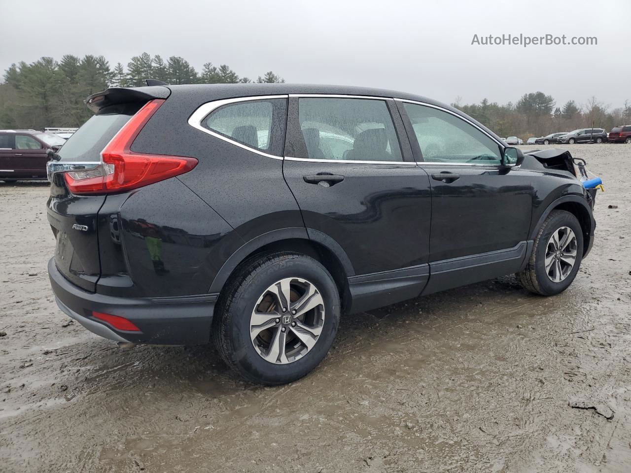 2018 Honda Cr-v Lx Black vin: 2HKRW6H33JH208224