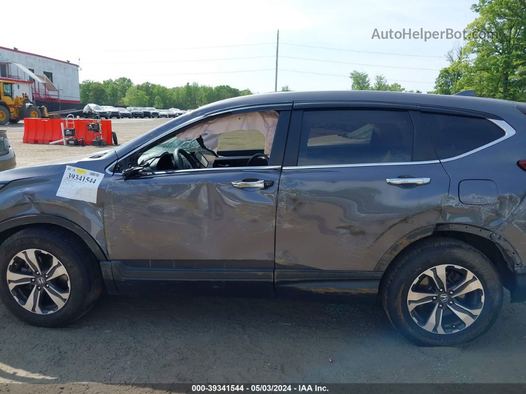 2018 Honda Cr-v Lx Gray vin: 2HKRW6H33JH219059