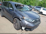 2018 Honda Cr-v Lx Gray vin: 2HKRW6H33JH219059