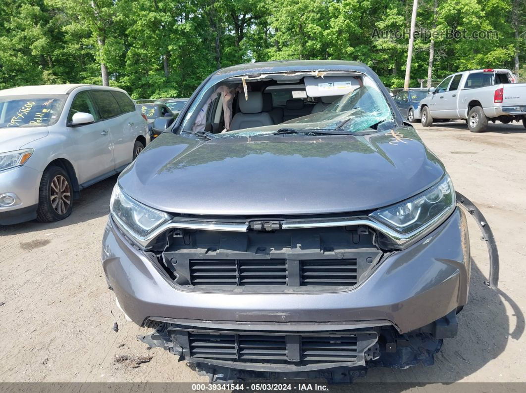 2018 Honda Cr-v Lx Gray vin: 2HKRW6H33JH219059