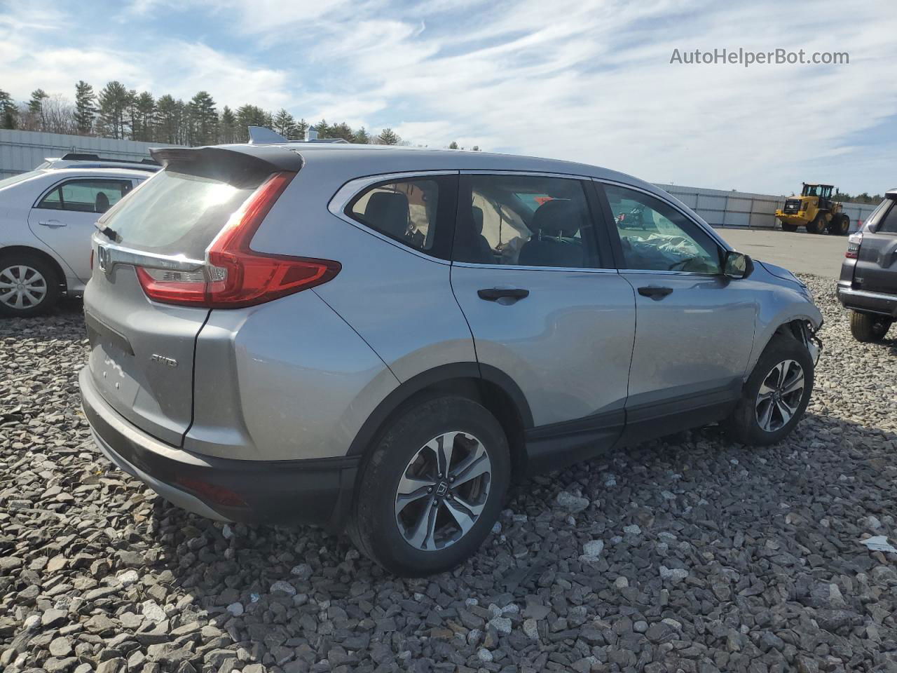 2018 Honda Cr-v Lx Silver vin: 2HKRW6H33JH231762