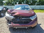 2018 Honda Cr-v Lx Maroon vin: 2HKRW6H33JH233074