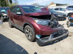 2019 Honda Cr-v Lx Maroon vin: 2HKRW6H33KH217488