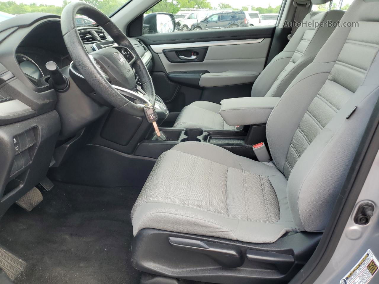 2019 Honda Cr-v Lx Silver vin: 2HKRW6H33KH218110