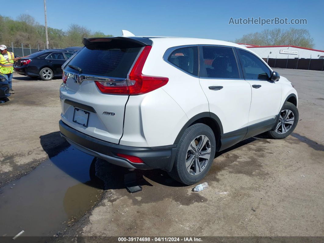 2019 Honda Cr-v Lx White vin: 2HKRW6H33KH224554