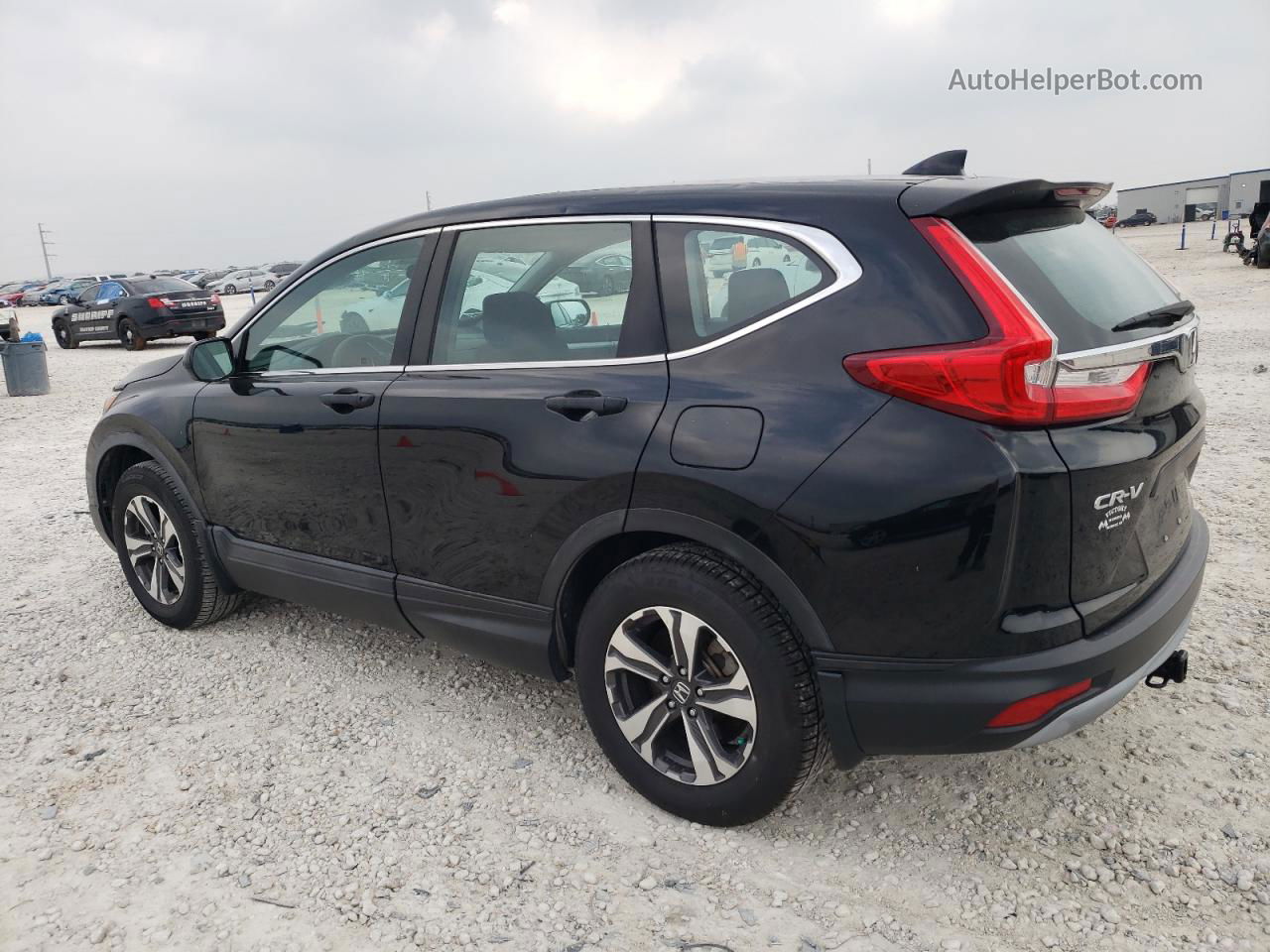 2017 Honda Cr-v Lx Black vin: 2HKRW6H34HH200191