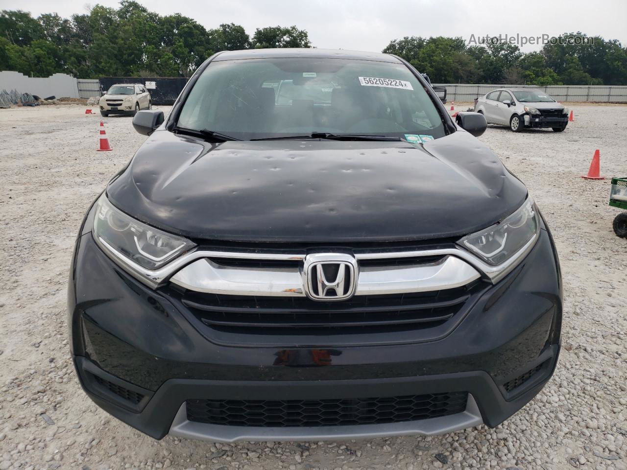 2017 Honda Cr-v Lx Black vin: 2HKRW6H34HH200191