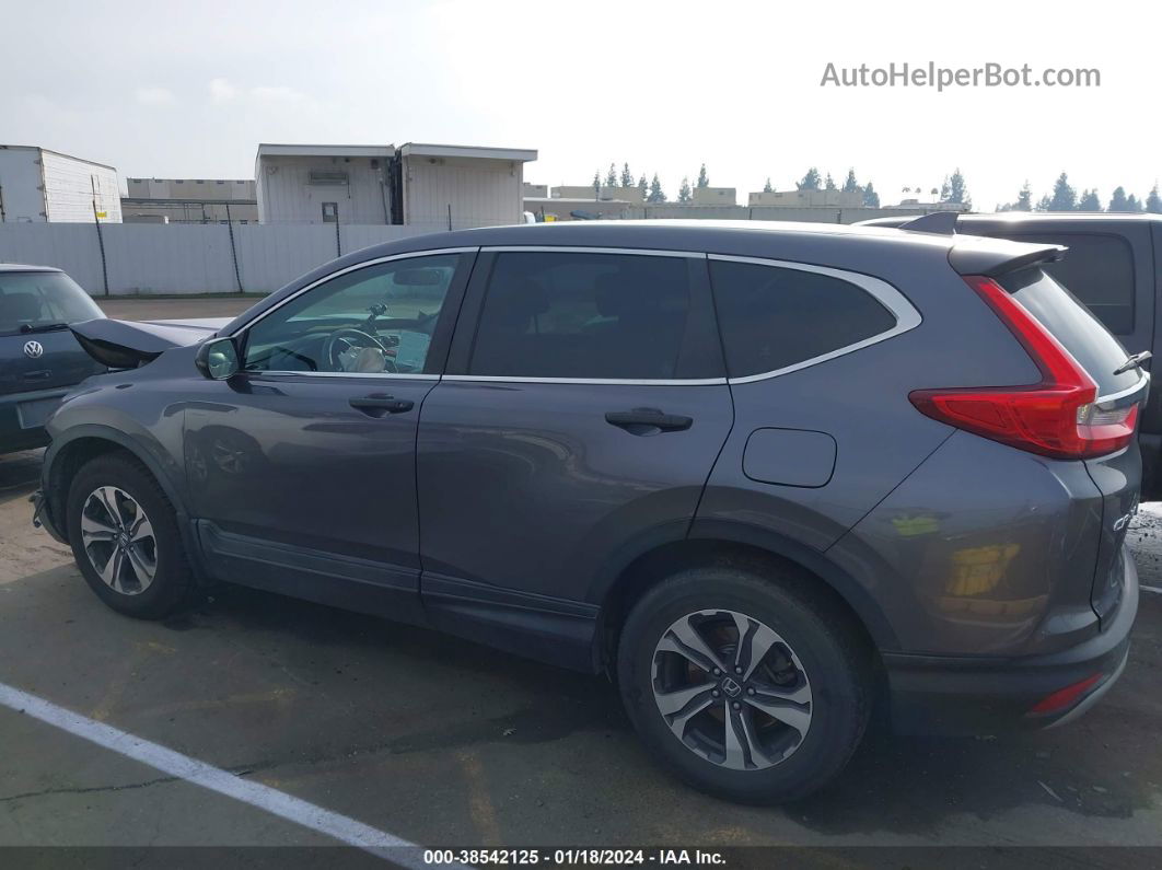 2017 Honda Cr-v Lx Gray vin: 2HKRW6H34HH221557