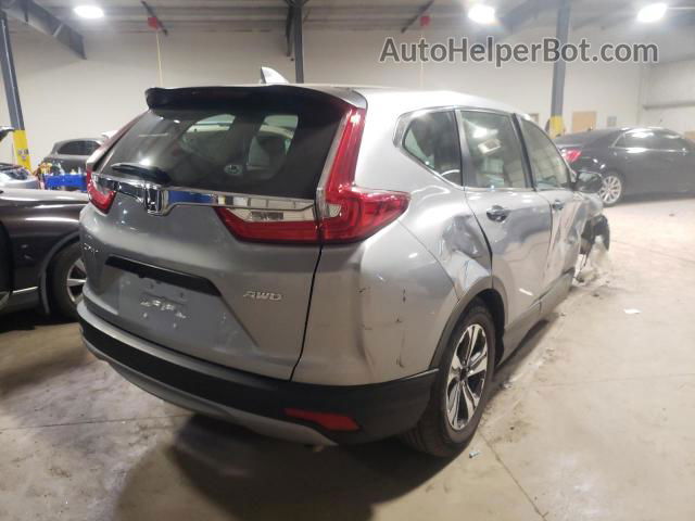 2018 Honda Cr-v Lx Silver vin: 2HKRW6H34JH226893