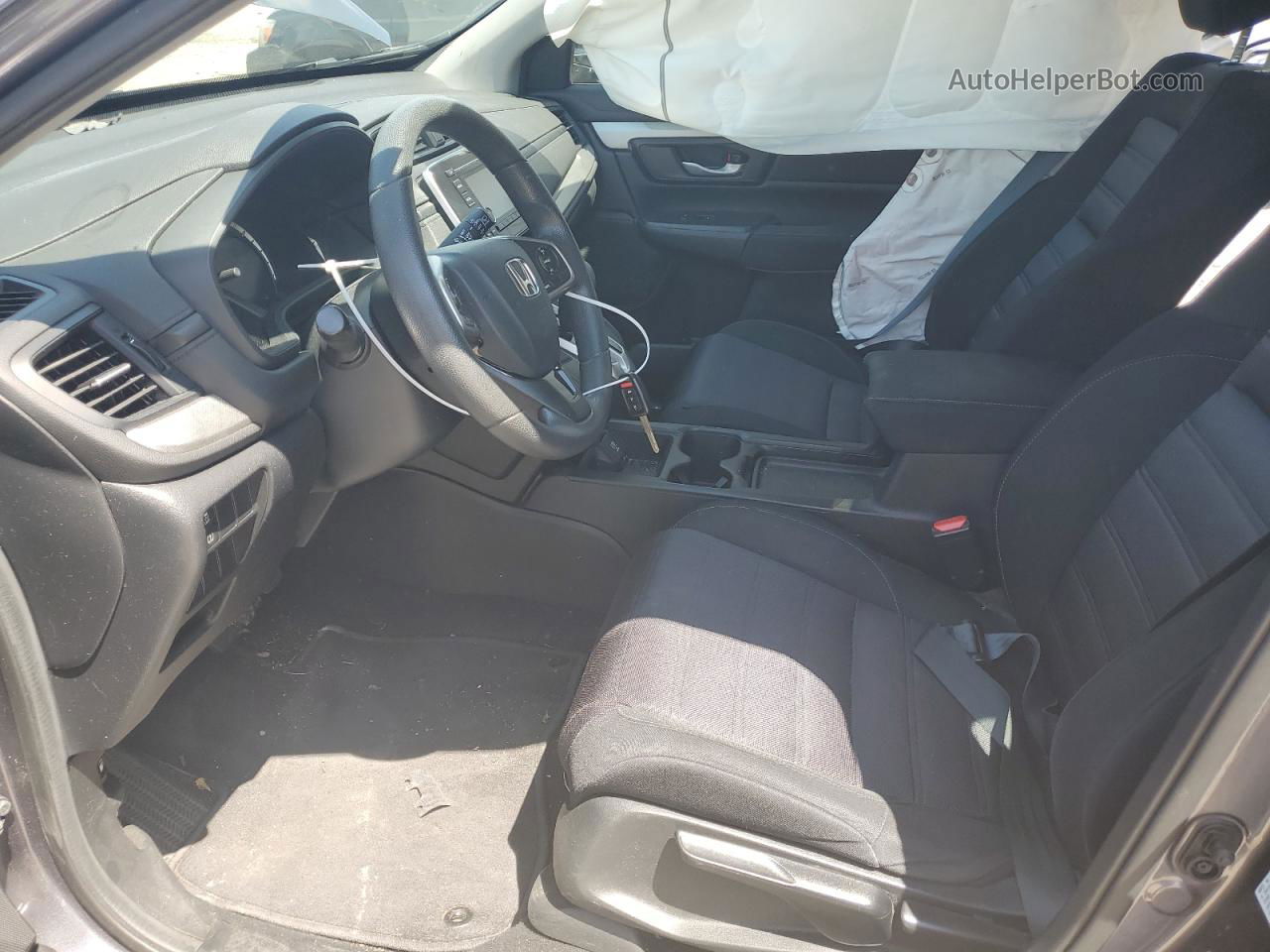 2019 Honda Cr-v Lx Gray vin: 2HKRW6H34KH215040