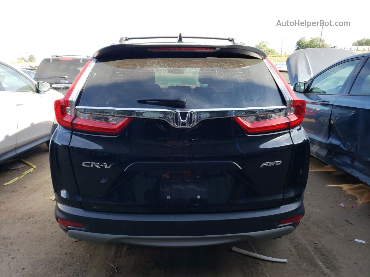 2019 Honda Cr-v Lx Black vin: 2HKRW6H34KH216401