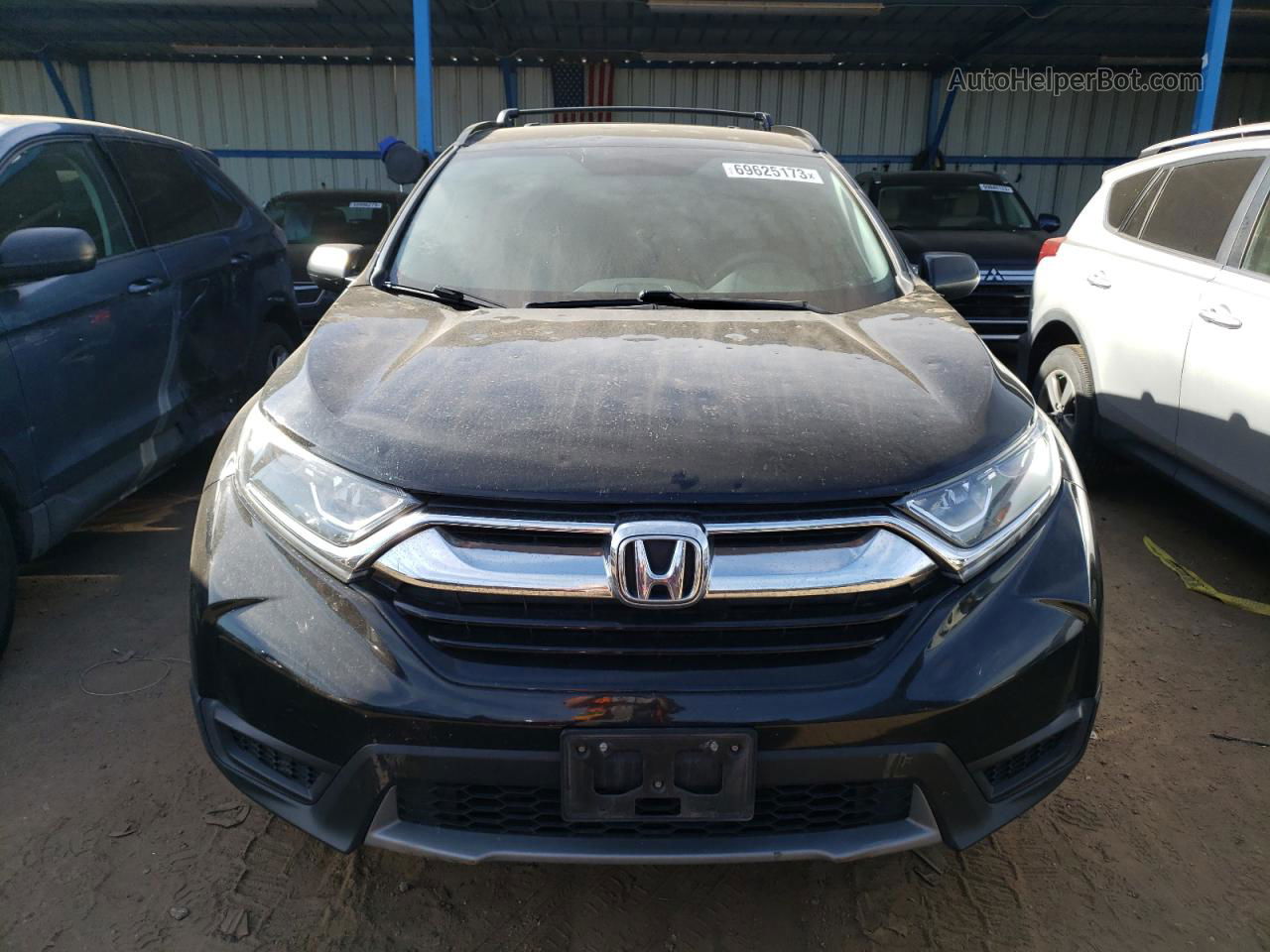 2019 Honda Cr-v Lx Black vin: 2HKRW6H34KH216401