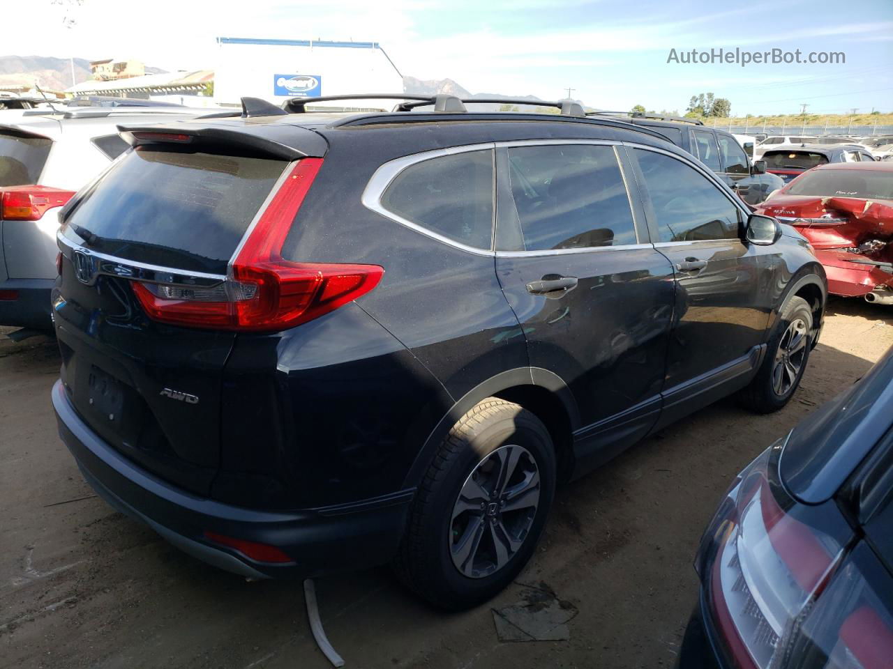 2019 Honda Cr-v Lx Black vin: 2HKRW6H34KH216401