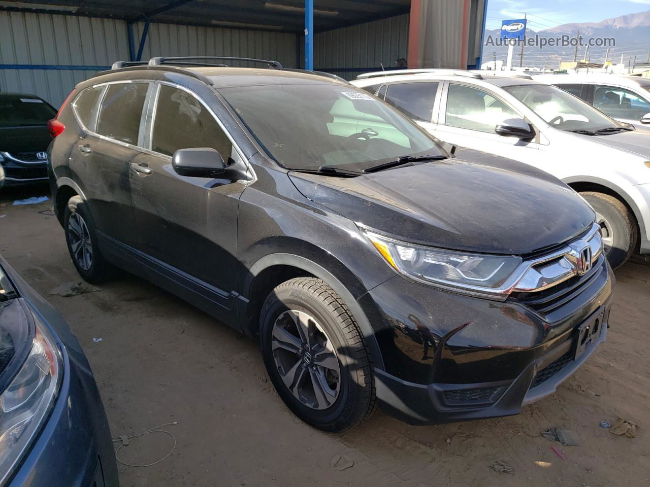 2019 Honda Cr-v Lx Black vin: 2HKRW6H34KH216401