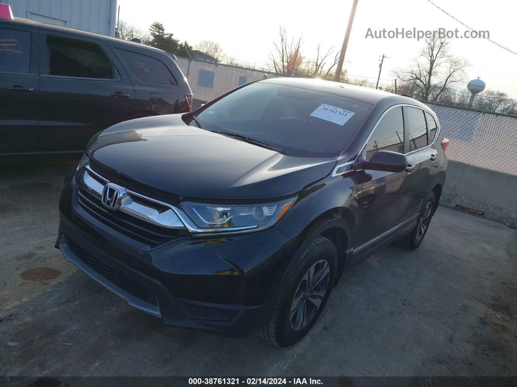 2017 Honda Cr-v Lx Black vin: 2HKRW6H35HH222734