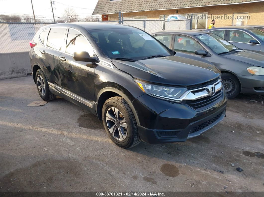 2017 Honda Cr-v Lx Black vin: 2HKRW6H35HH222734