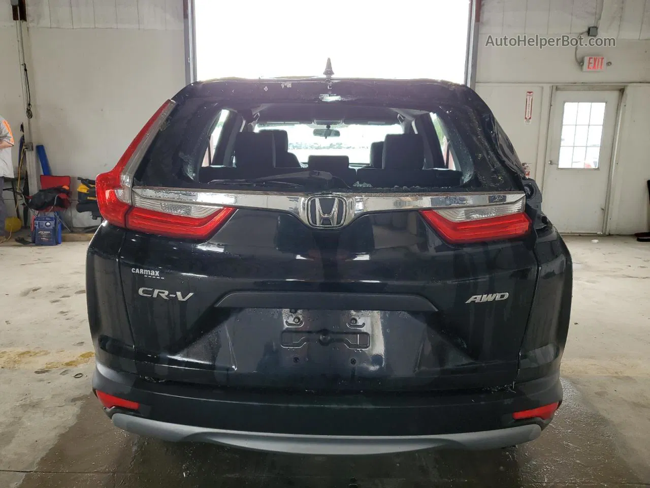 2018 Honda Cr-v Lx Черный vin: 2HKRW6H35JH228474