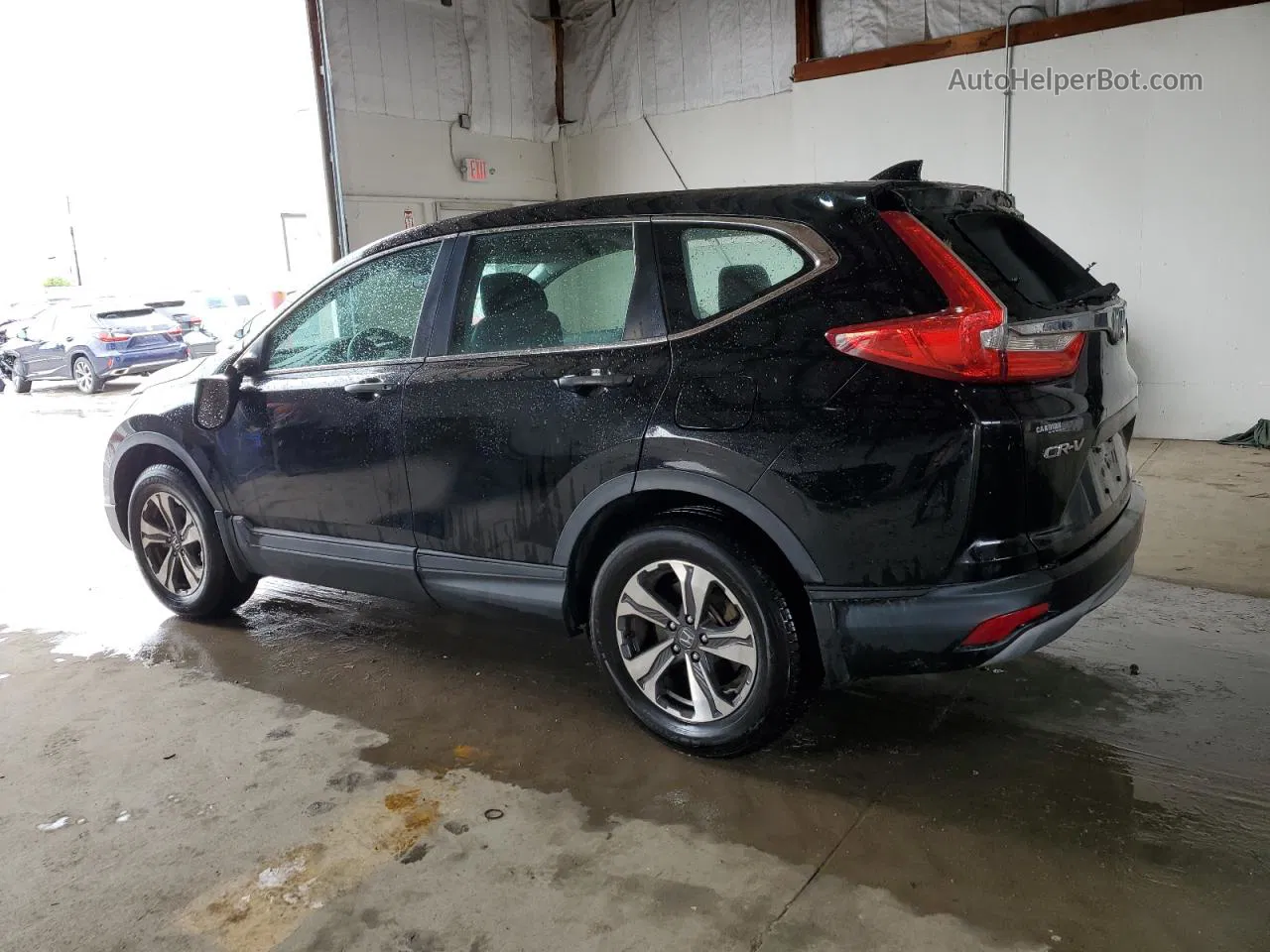 2018 Honda Cr-v Lx Black vin: 2HKRW6H35JH228474