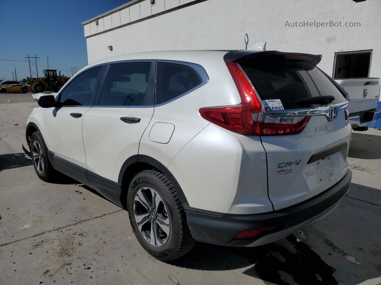 2018 Honda Cr-v Lx White vin: 2HKRW6H35JH231181