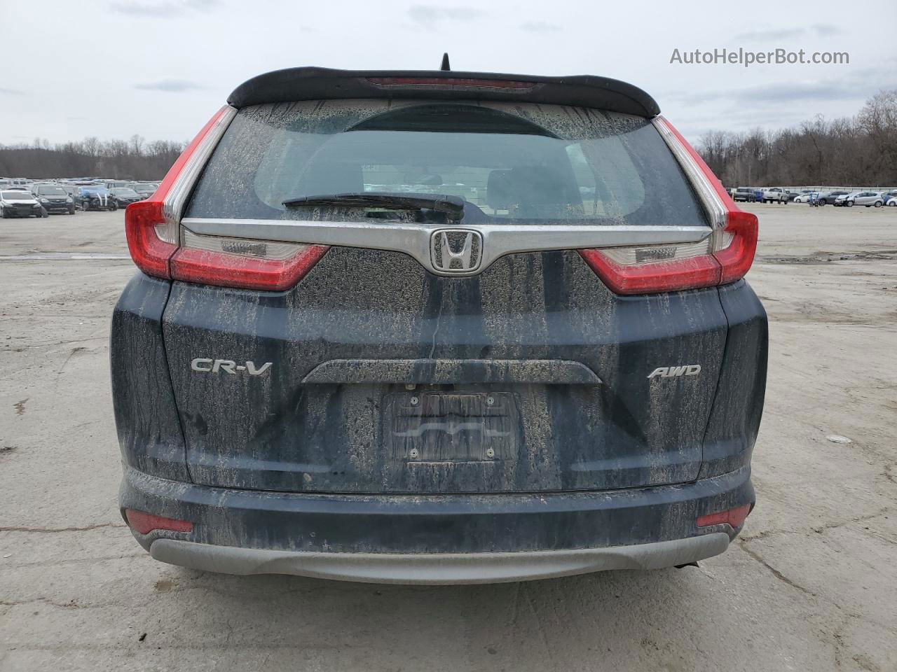 2019 Honda Cr-v Lx Black vin: 2HKRW6H35KH208890