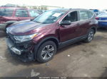 2019 Honda Cr-v Lx Burgundy vin: 2HKRW6H35KH225060