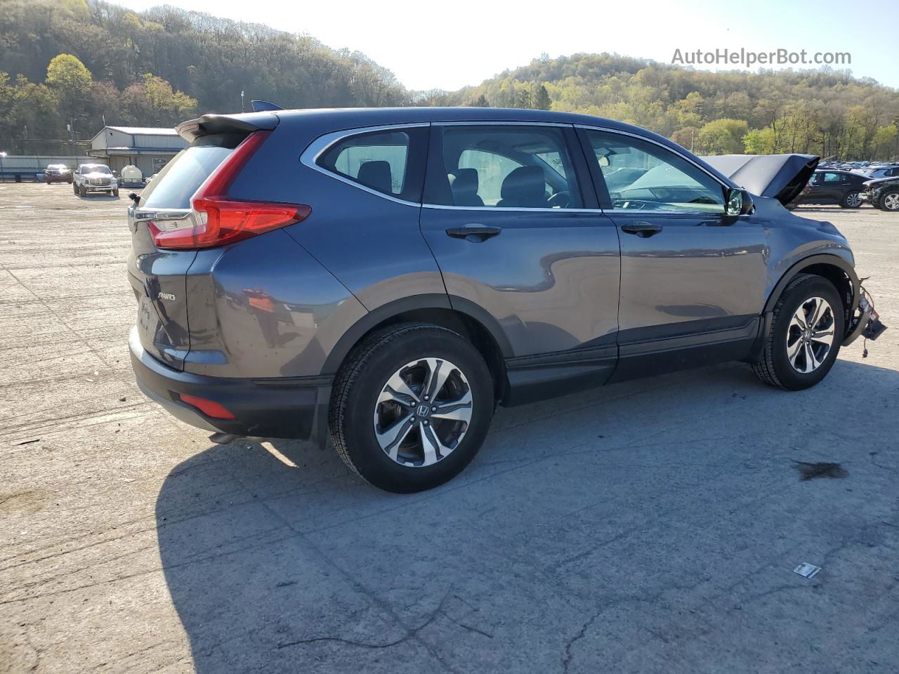 2019 Honda Cr-v Lx Charcoal vin: 2HKRW6H35KH227150