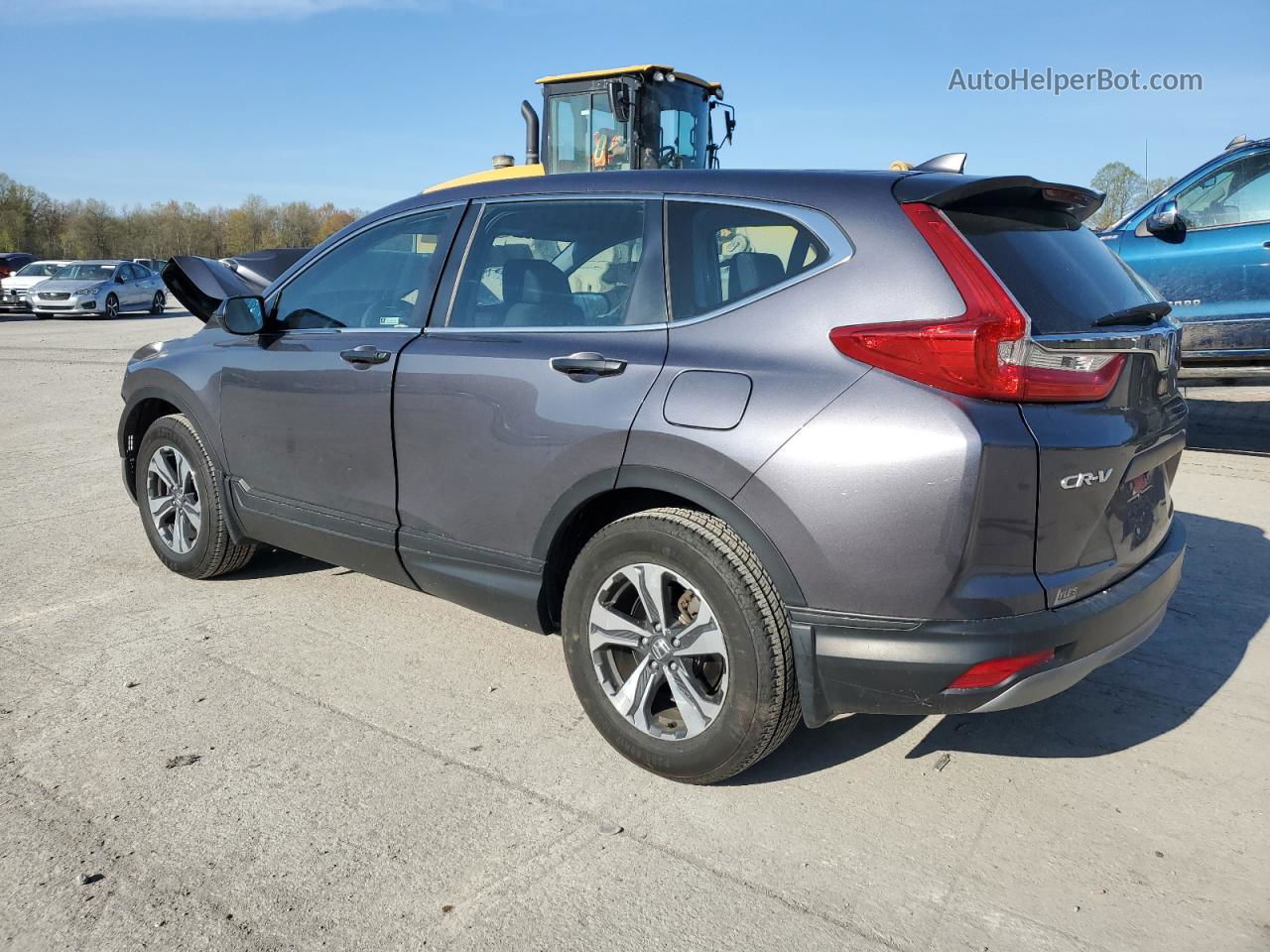 2019 Honda Cr-v Lx Charcoal vin: 2HKRW6H35KH227150