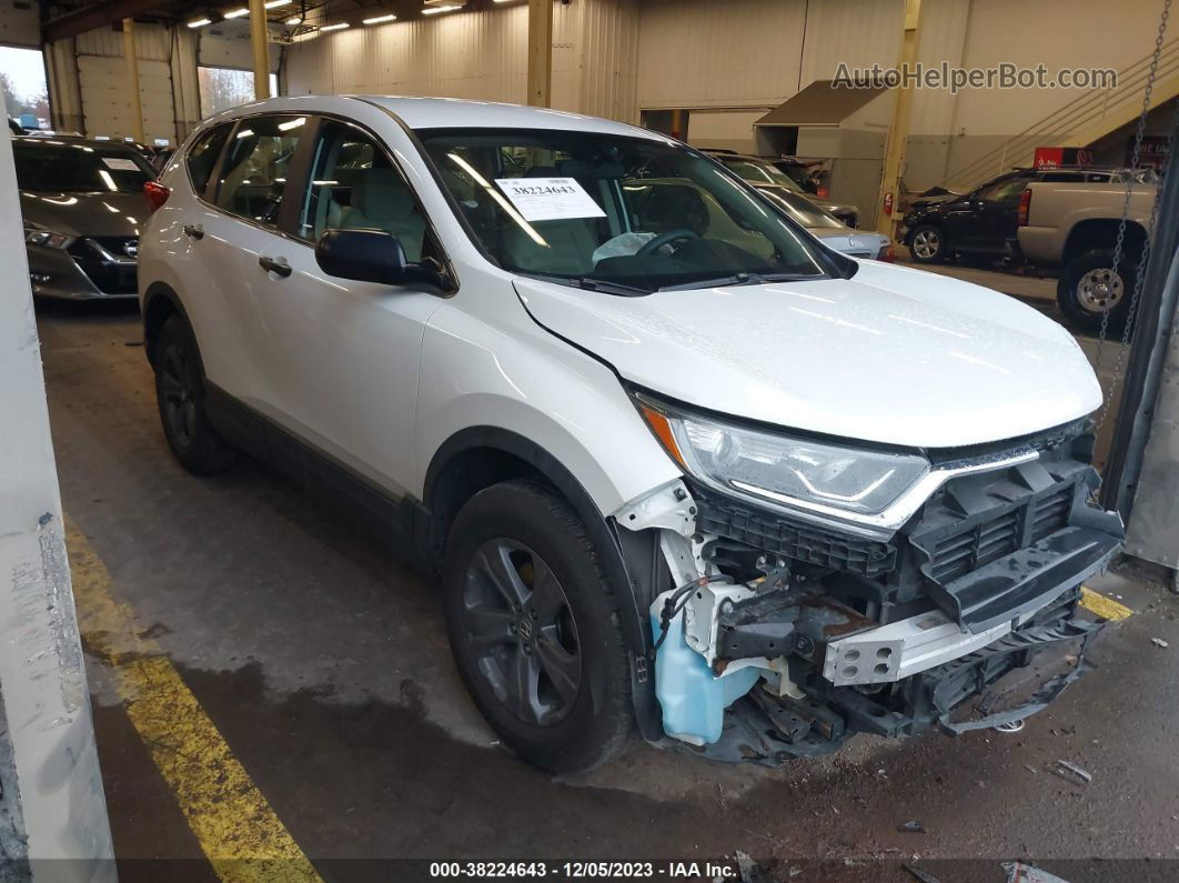 2017 Honda Cr-v Lx White vin: 2HKRW6H36HH202315