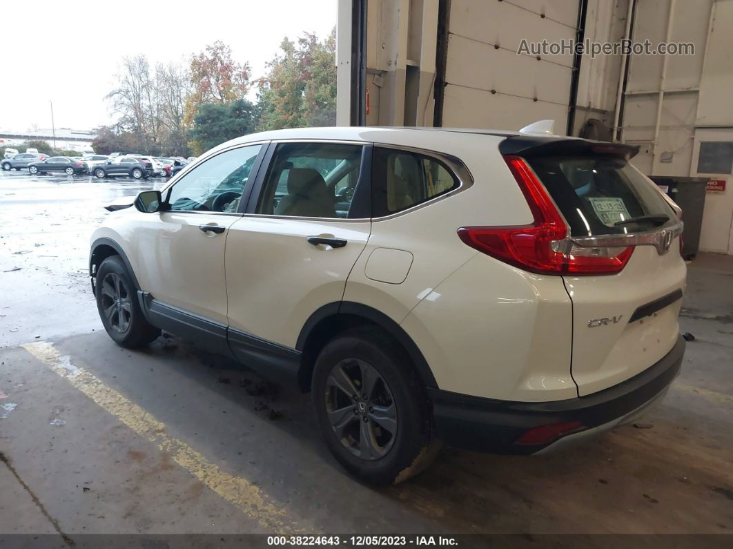 2017 Honda Cr-v Lx White vin: 2HKRW6H36HH202315