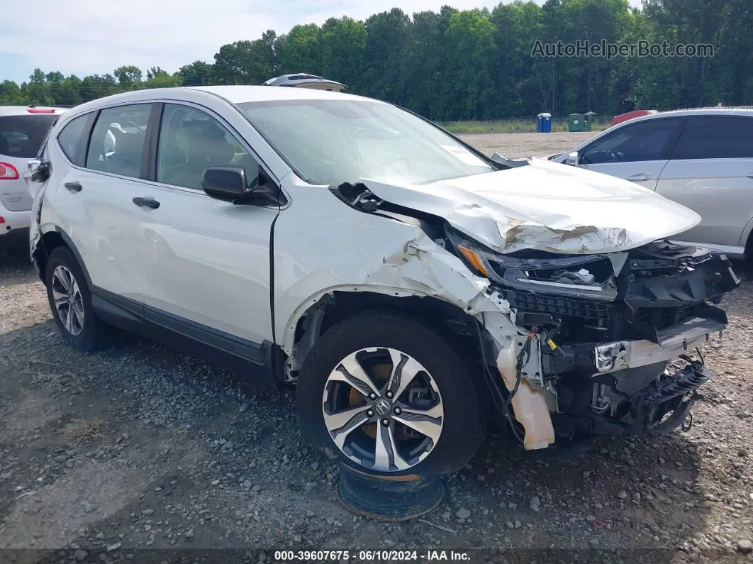 2017 Honda Cr-v Lx White vin: 2HKRW6H36HH206946