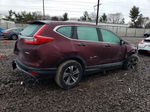 2018 Honda Cr-v Lx Maroon vin: 2HKRW6H36JH201879