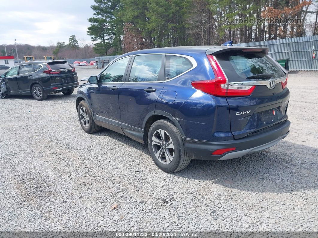 2018 Honda Cr-v Lx Blue vin: 2HKRW6H36JH203311