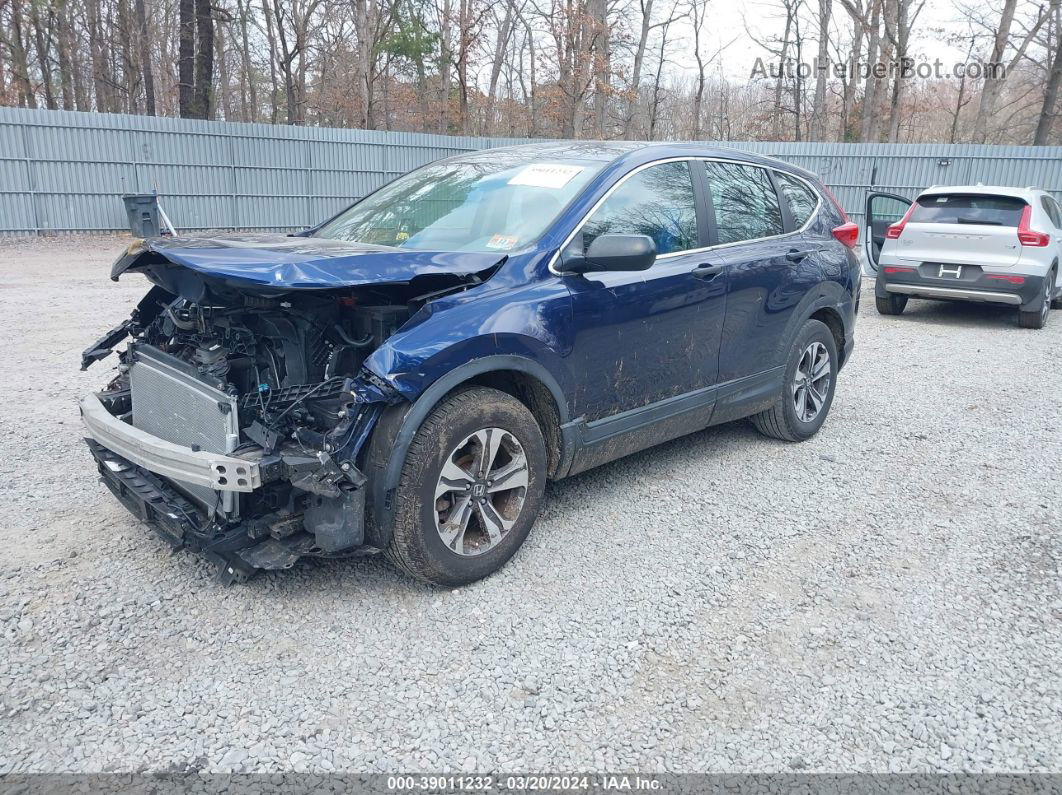 2018 Honda Cr-v Lx Blue vin: 2HKRW6H36JH203311