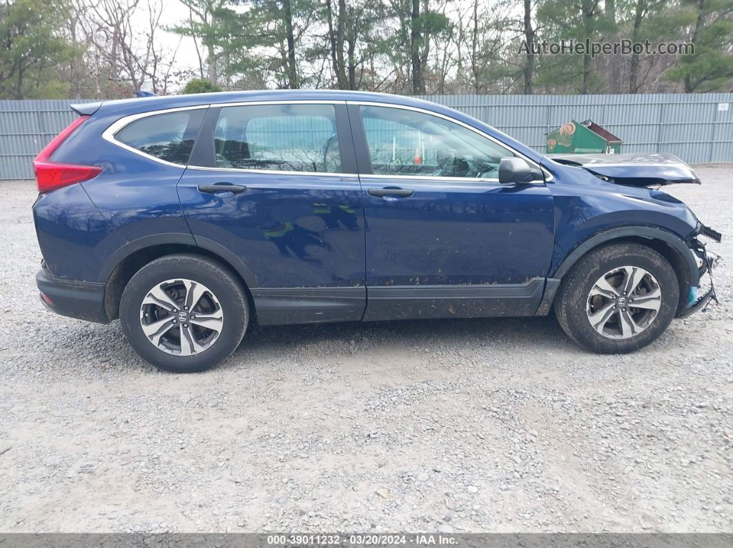 2018 Honda Cr-v Lx Blue vin: 2HKRW6H36JH203311