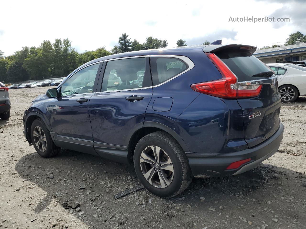 2018 Honda Cr-v Lx Blue vin: 2HKRW6H36JH204426