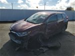 2018 Honda Cr-v Lx Burgundy vin: 2HKRW6H36JH227284