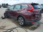 2019 Honda Cr-v Lx Burgundy vin: 2HKRW6H36KH223768