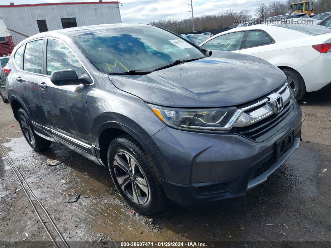 2017 Honda Cr-v Lx Gray vin: 2HKRW6H37HH203215