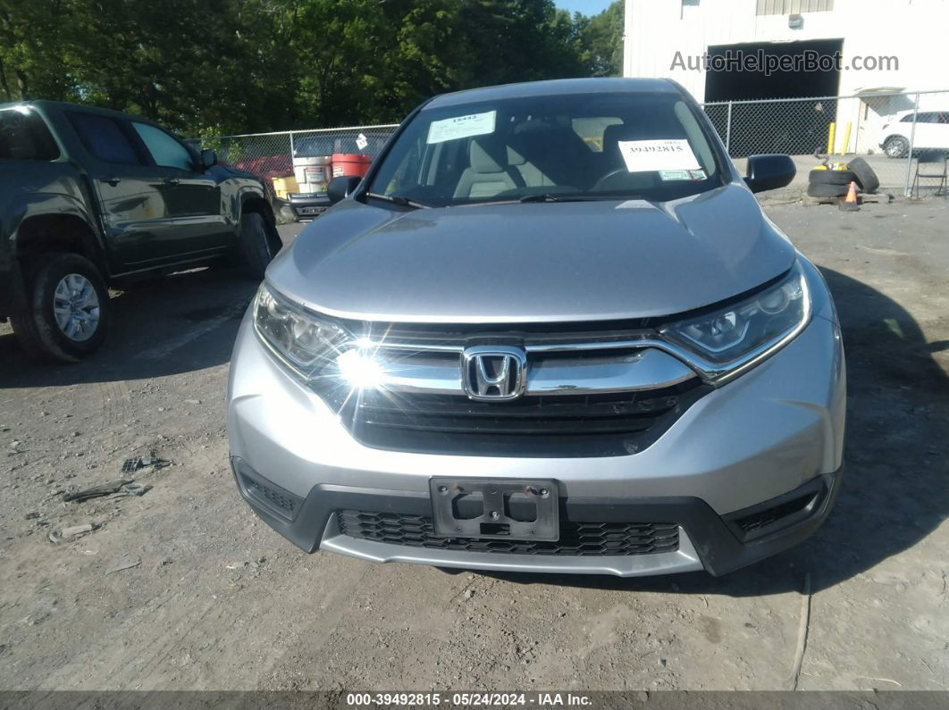 2017 Honda Cr-v Lx Silver vin: 2HKRW6H37HH203263