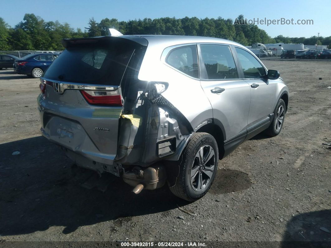 2017 Honda Cr-v Lx Silver vin: 2HKRW6H37HH203263