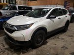 2017 Honda Cr-v Lx White vin: 2HKRW6H37HH220029