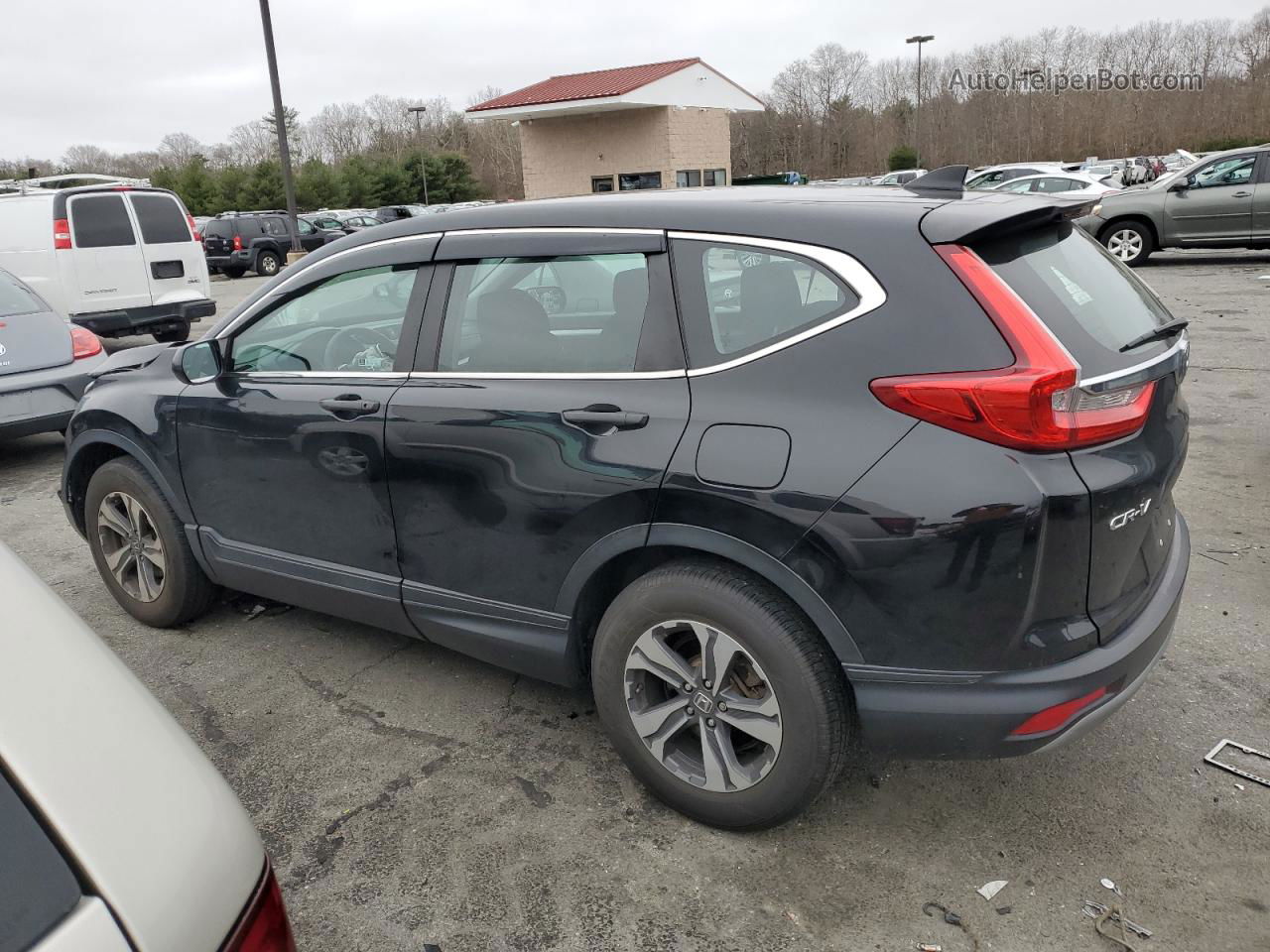 2018 Honda Cr-v Lx Black vin: 2HKRW6H37JH215466