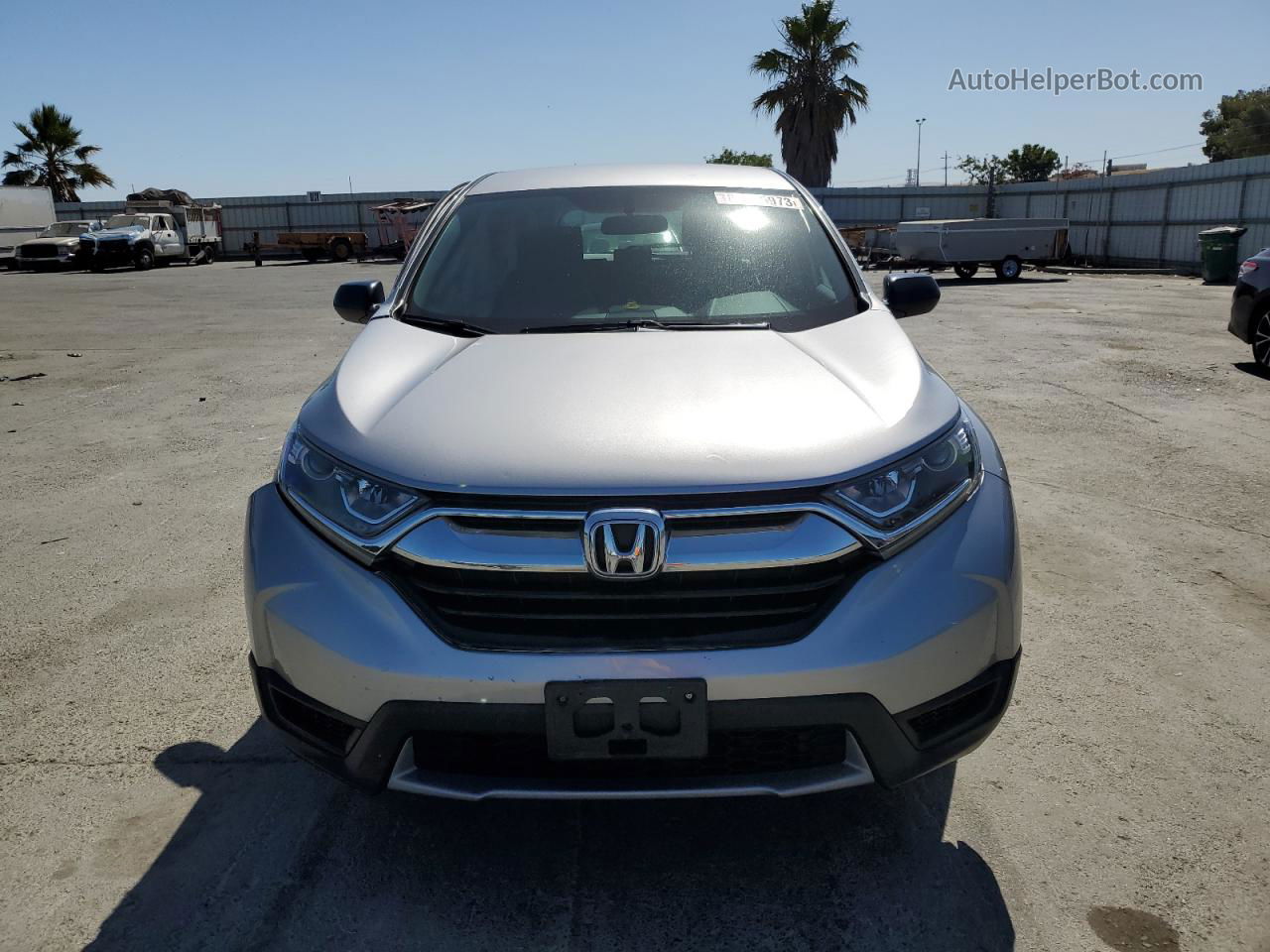 2018 Honda Cr-v Lx Silver vin: 2HKRW6H37JH230789