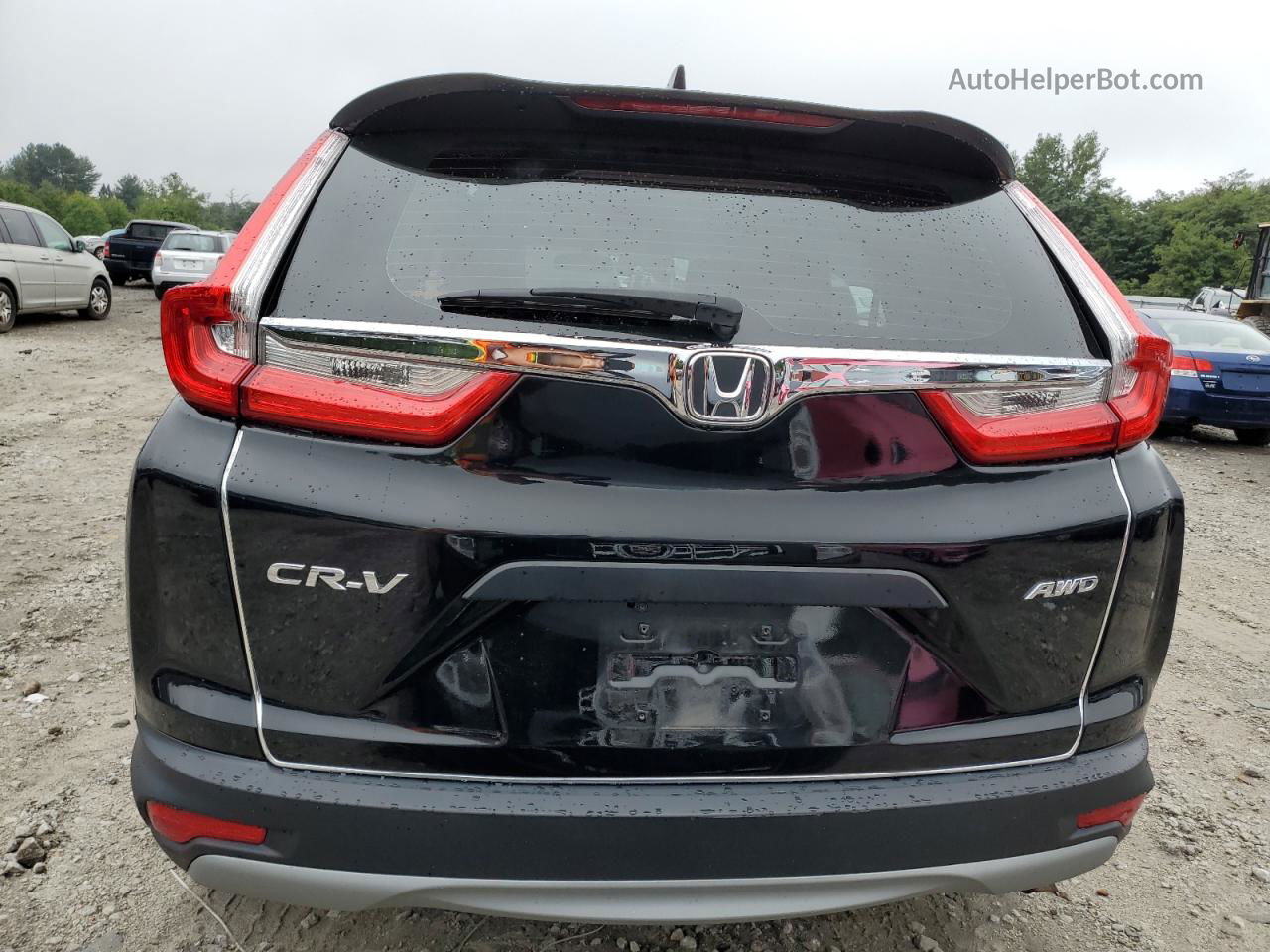 2019 Honda Cr-v Lx Black vin: 2HKRW6H37KH202136