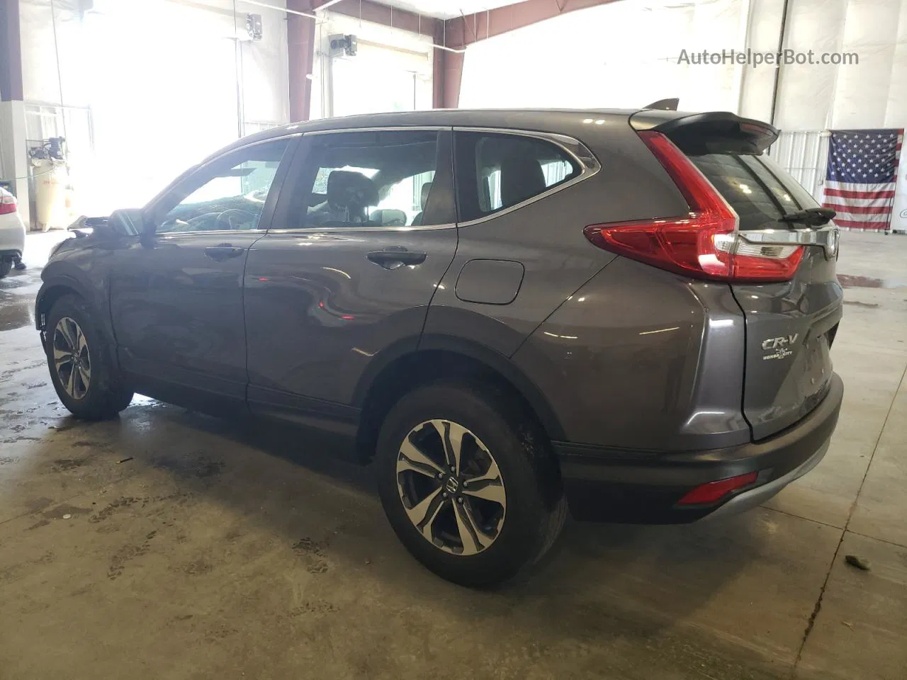 2019 Honda Cr-v Lx Gray vin: 2HKRW6H37KH234181