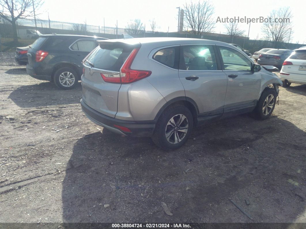 2017 Honda Cr-v Lx Silver vin: 2HKRW6H38HH220167