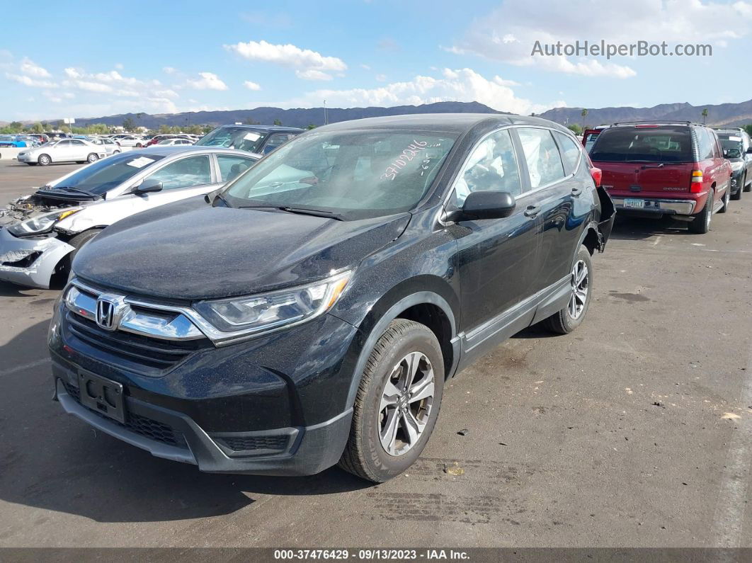 2018 Honda Cr-v Lx Black vin: 2HKRW6H38JH201561