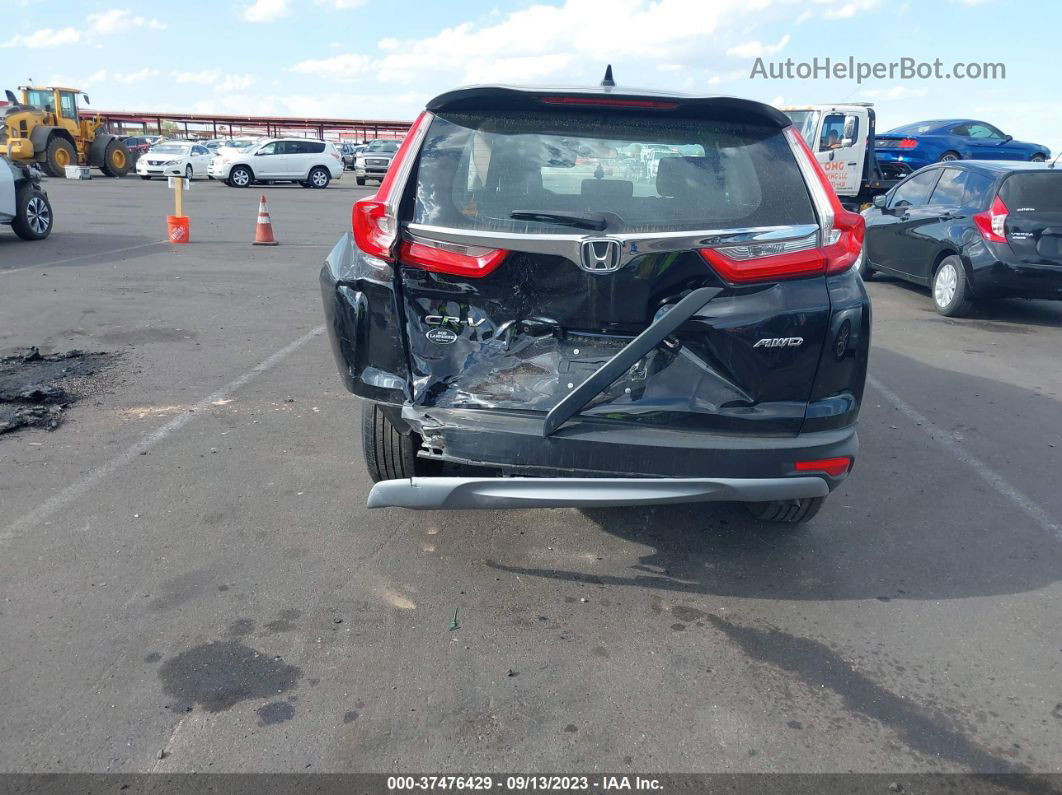 2018 Honda Cr-v Lx Black vin: 2HKRW6H38JH201561