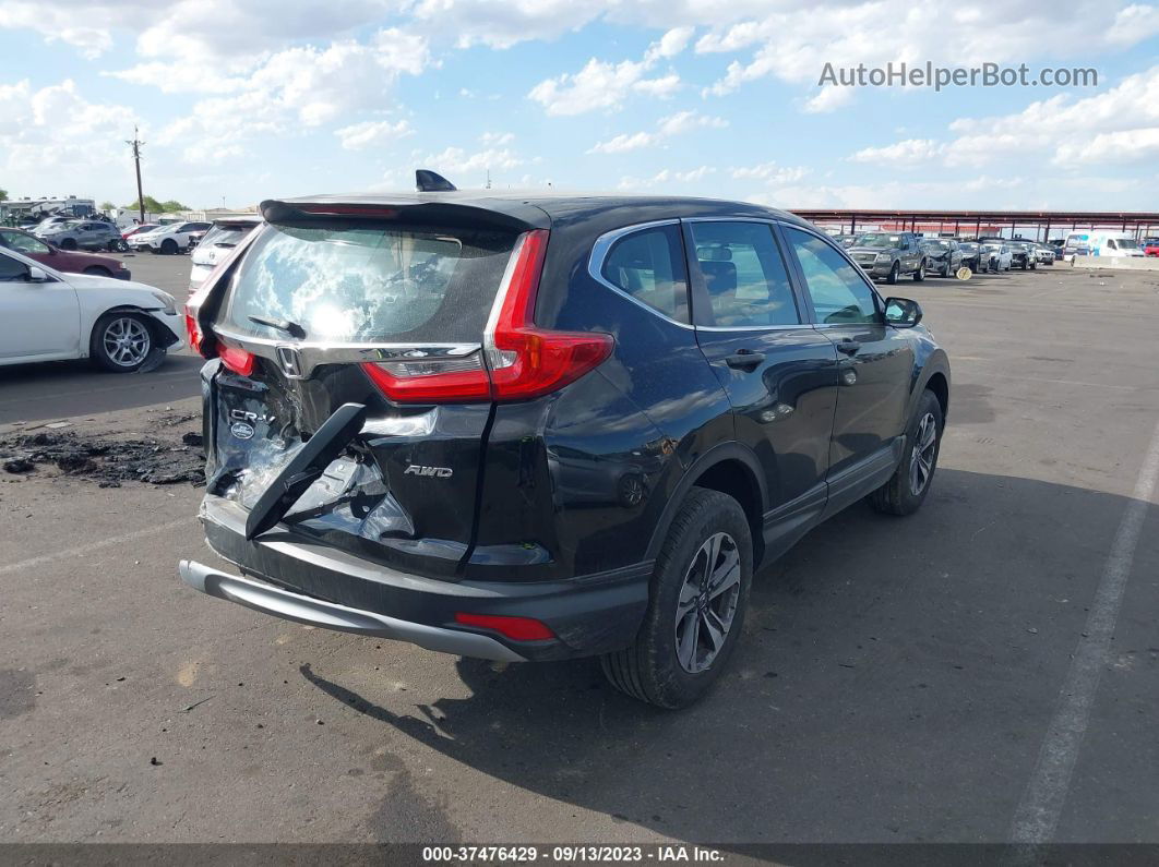 2018 Honda Cr-v Lx Black vin: 2HKRW6H38JH201561