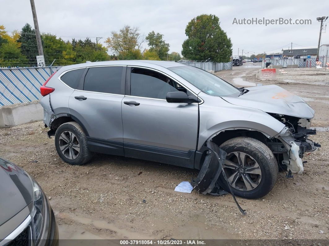 2018 Honda Cr-v Lx Silver vin: 2HKRW6H38JH217811